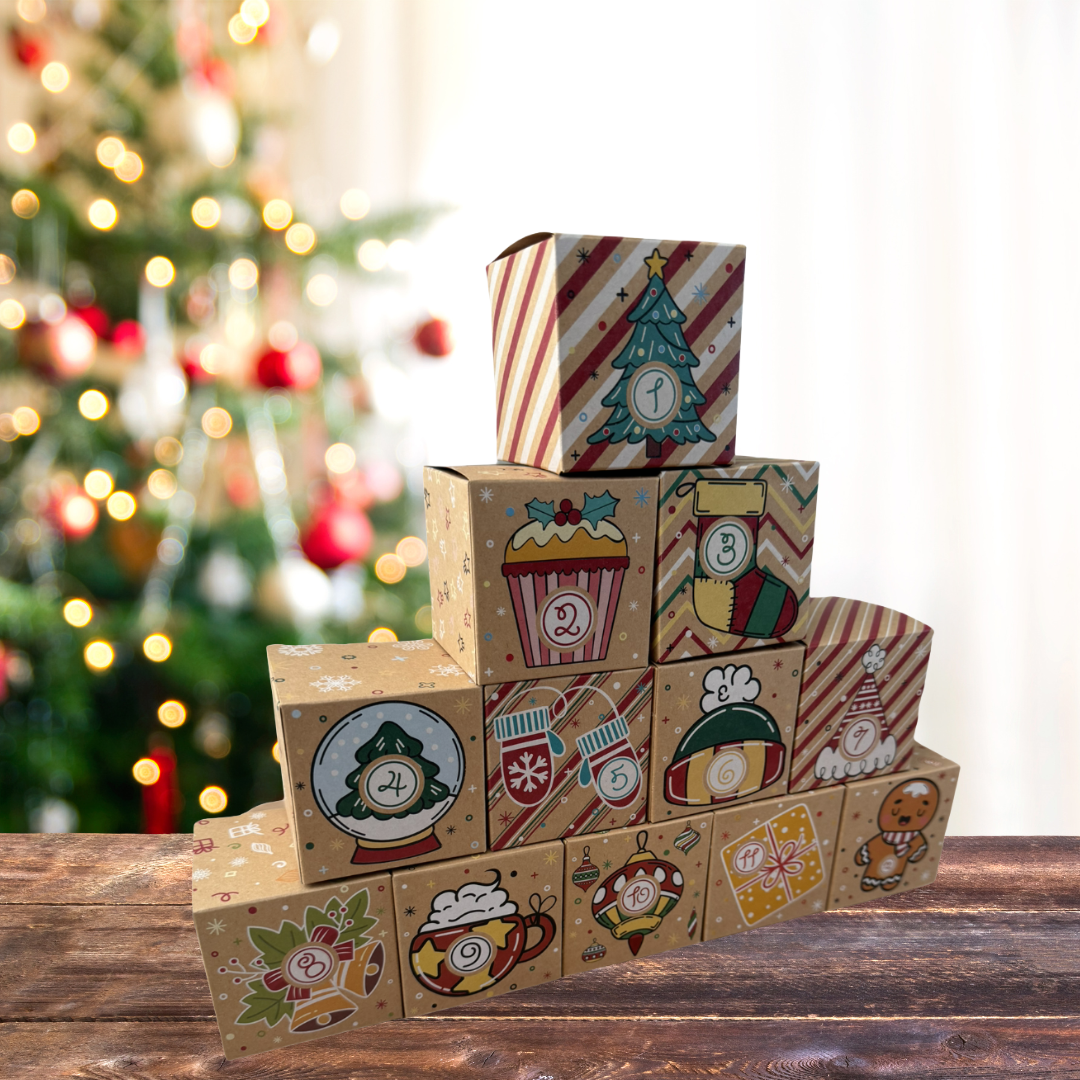 12 Days of Christmas Mini Candle Advent Set